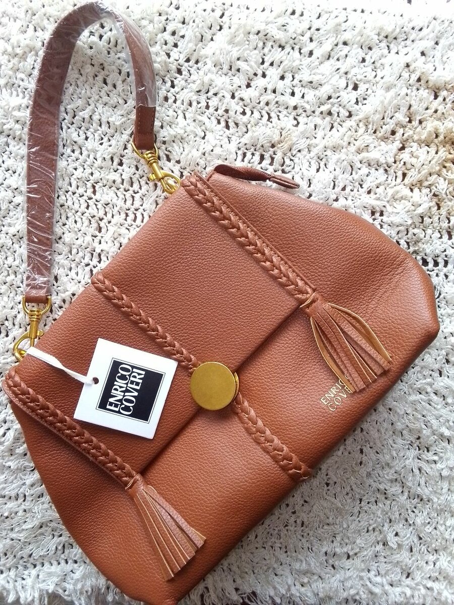 Sac en cuir marron élégant