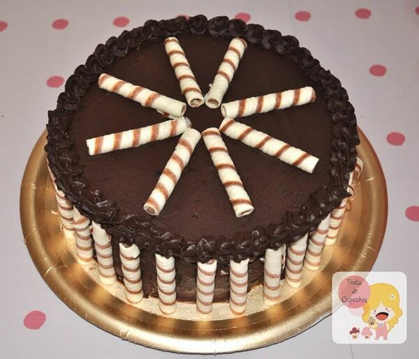 Gâteau chocolat décoré