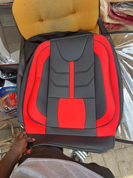 Car seat covers Red with black