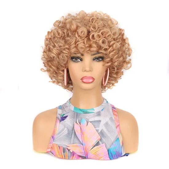 Perruque Bouclée Style Afro
