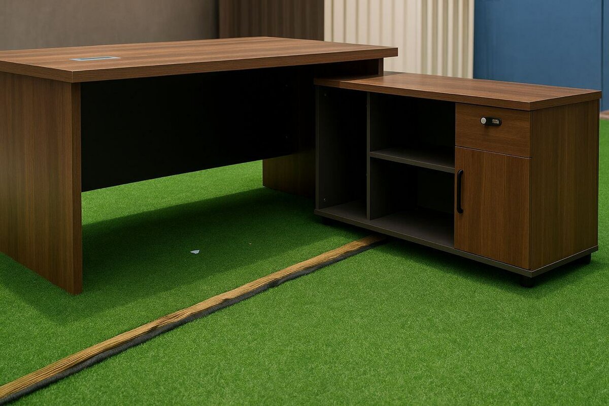 Bureau en bois moderne