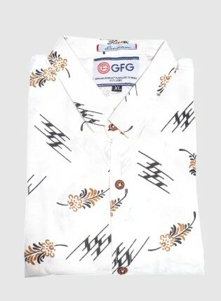 Men's Size XL Long Sleeve Printed Shirt