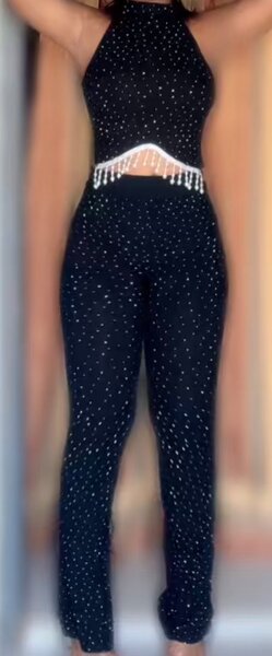 Combinaison brillante pour femmes