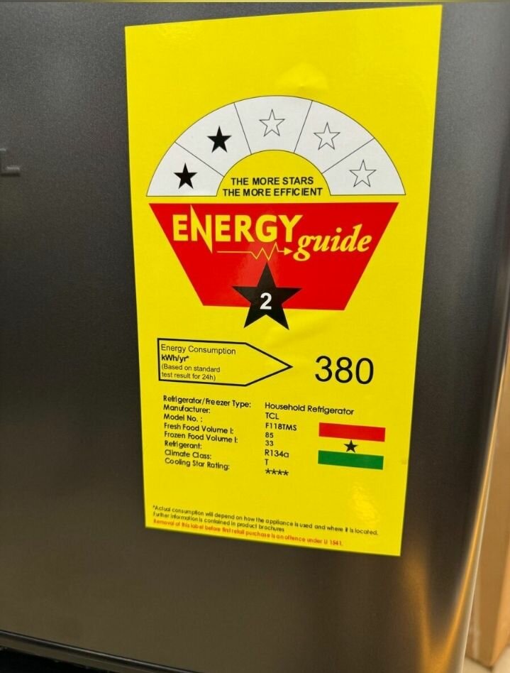 TCL Top mount fridge