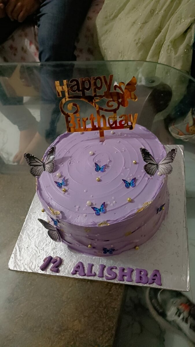 Butterfly theme cake