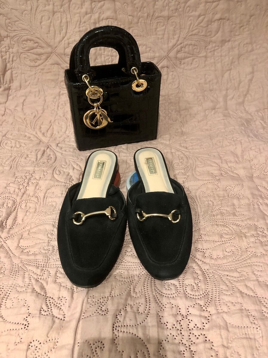 Black Primark Half Loafers