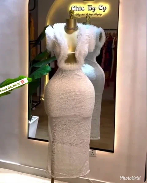 Robe élégante longue soirée