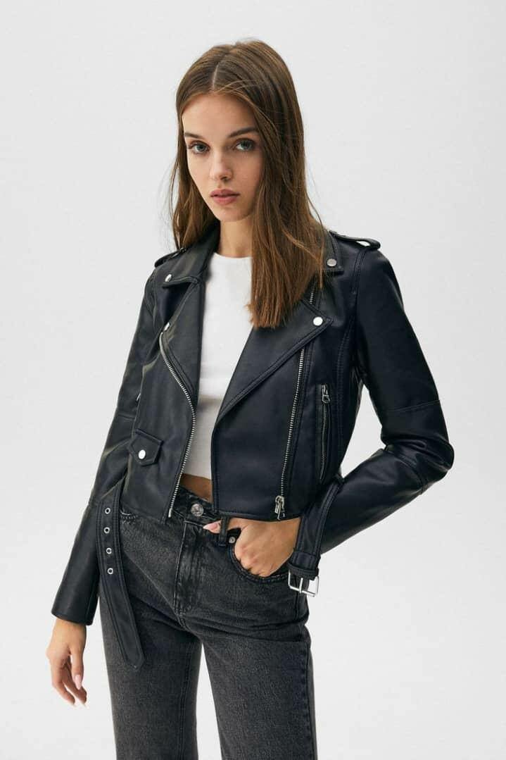 Leather jacket