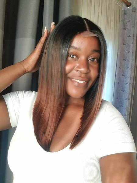 Brown ombre wig