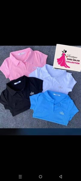Lot de polos colorés pour femmes