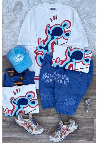 T-shirt streetwear graphique