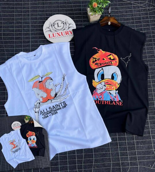 T-Shirts sans Manches Imprimées