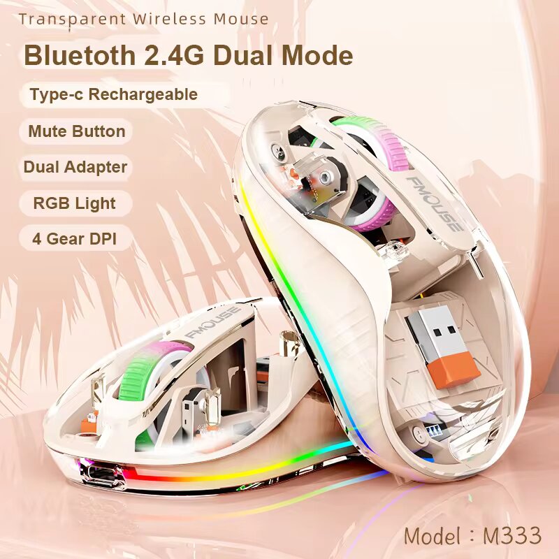Souris Sans Fil Transparente M333
