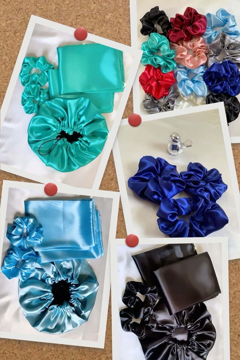 Chouchou Satin Coloré 2 a 500