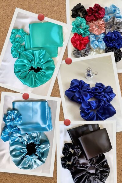 Chouchou Satin Coloré 2 a 500