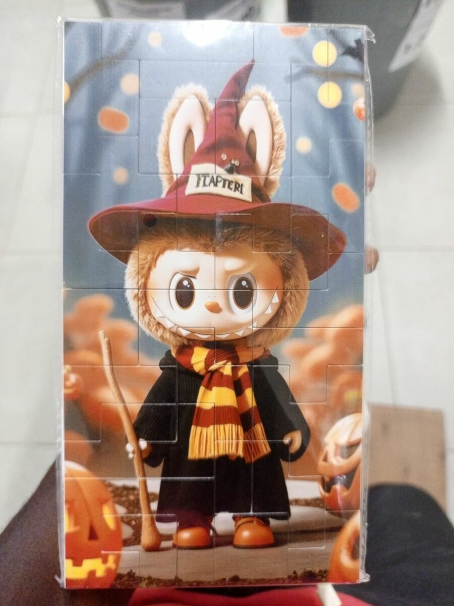 Puzzle Halloween Sorcier Enfant