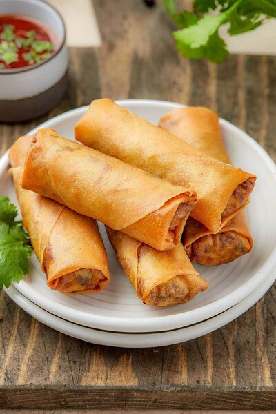 Samosa &Spring rolls