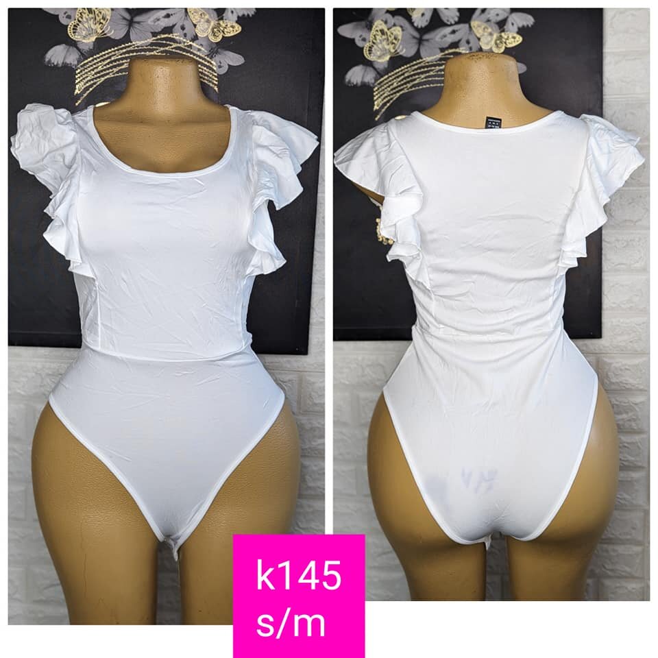 Beautiful and stylish women's bodysuit white