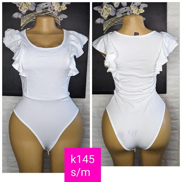 Beautiful and stylish women's bodysuit white