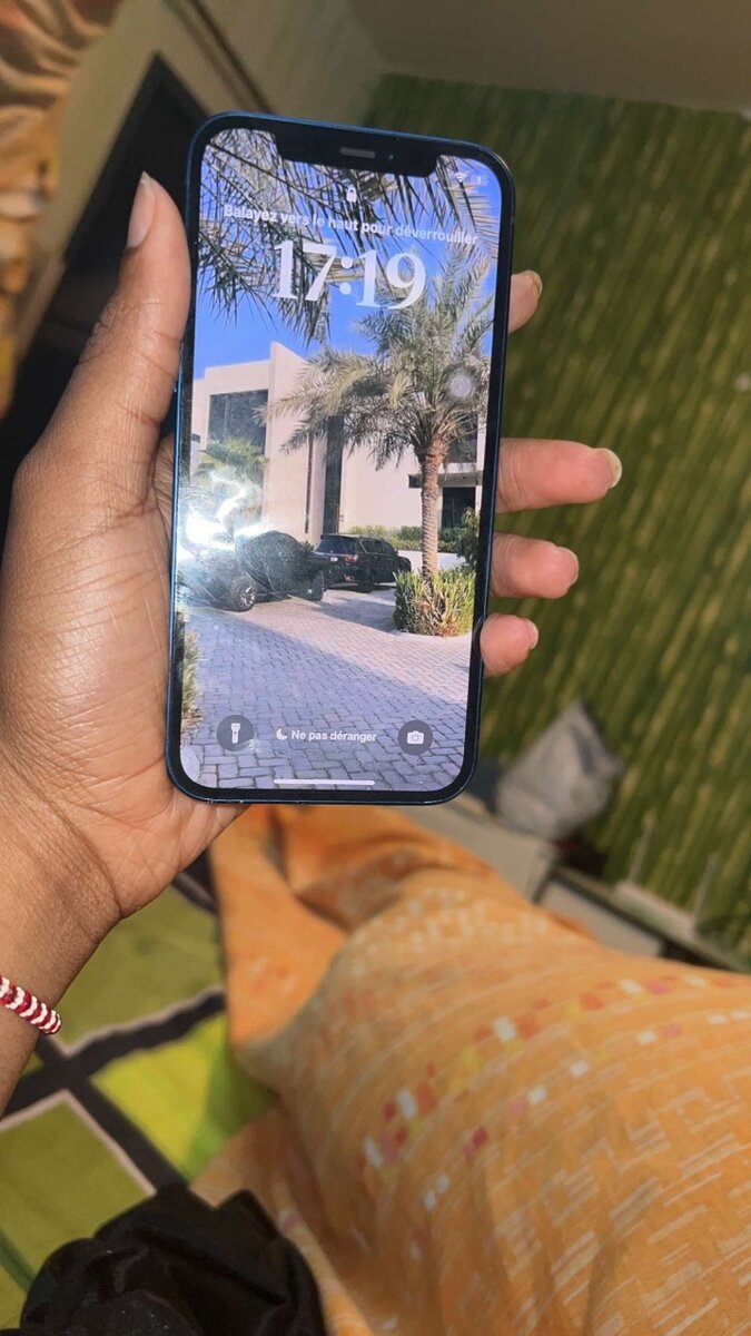 Blue Smartphone with Dual Camera