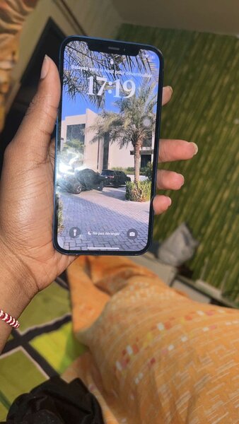 Blue Smartphone with Dual Camera