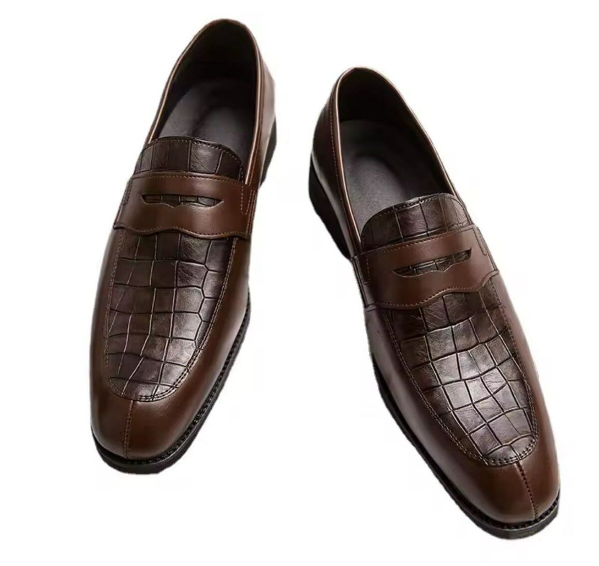 Mocassins en cuir pour homme