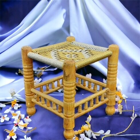 Wooden Stylish Stool Light