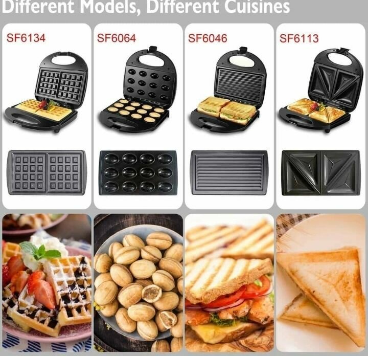 Appareil à Croques Multifonction