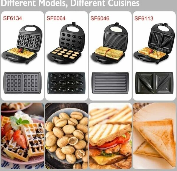 Appareil à Croques Multifonction