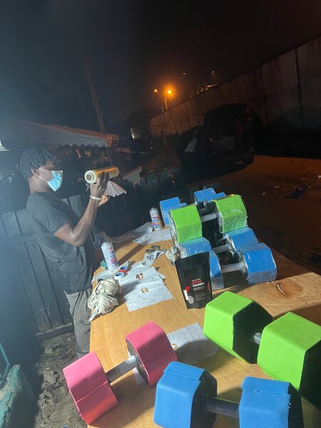 Haltères Néoprène Colorés