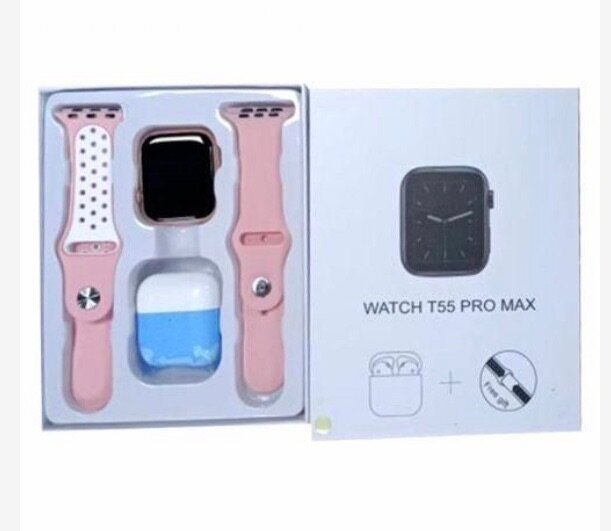 T55 pro max smart watch and TWS earphones (2In 1)