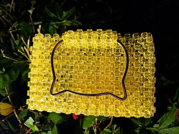 Sac à main chat en acrylique