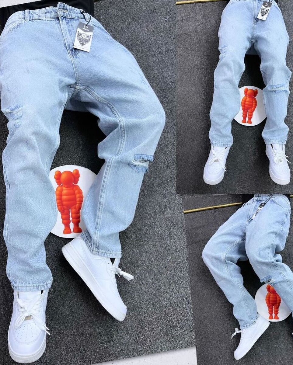 Jean décontracté ajusté