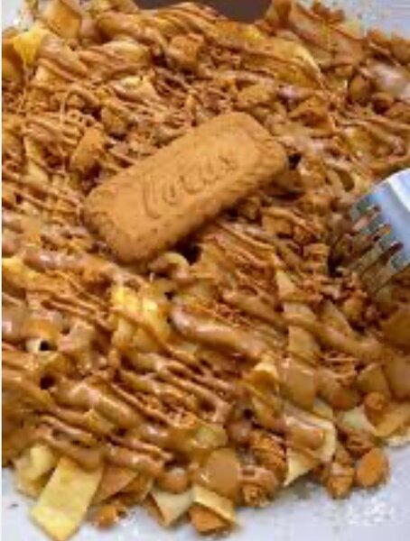 Fettuccine au caramel Lotus