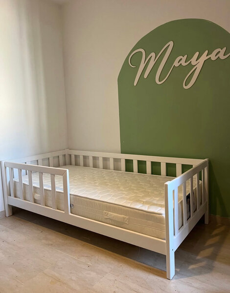 Lit enfant blanc moderne