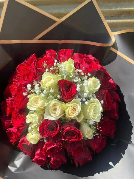 Bouquet de roses élégantes