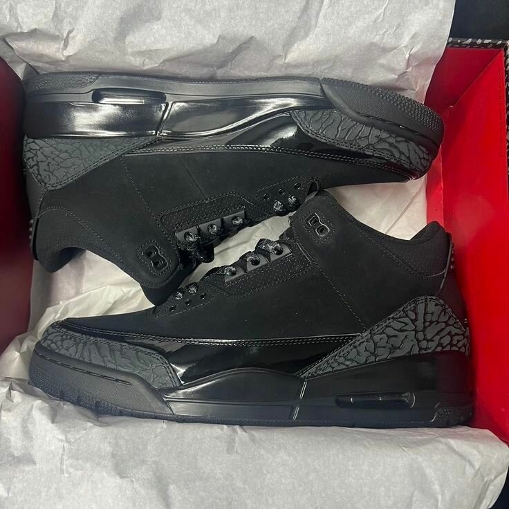 Nike Air Jordan 3 Full Black