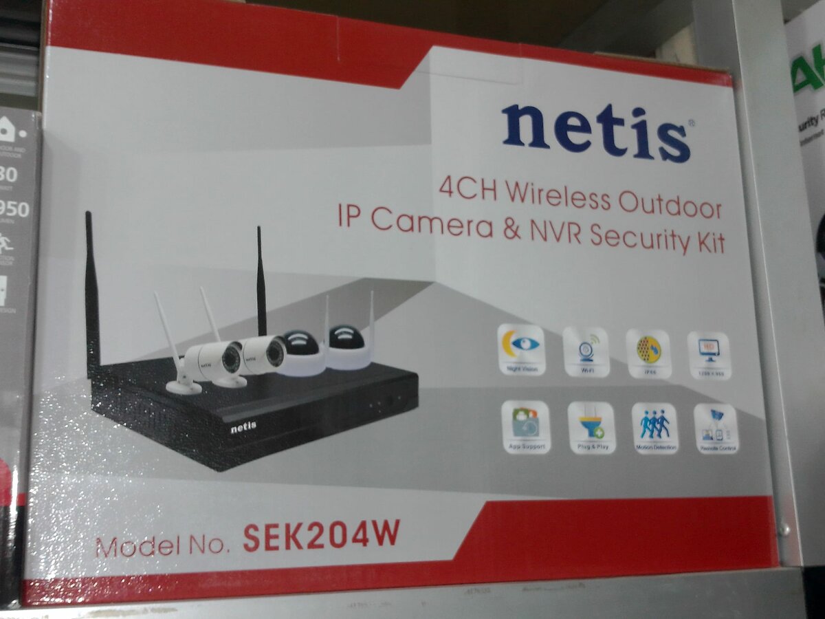 Pour le kit NETIS de 4ch qui comprend