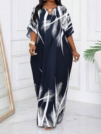 Robe longue caftan élégante