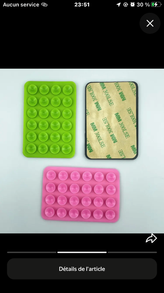 Ventouse de téléphone