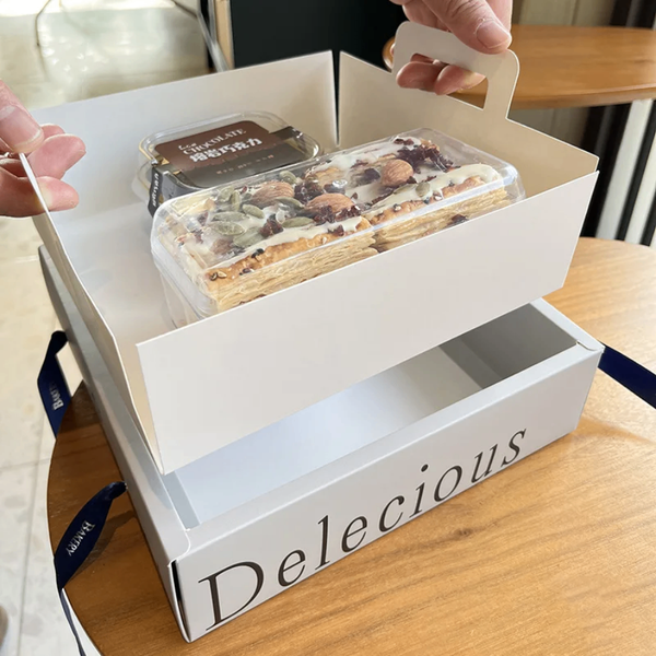 Boîte à gâteau transparente 24x24cm