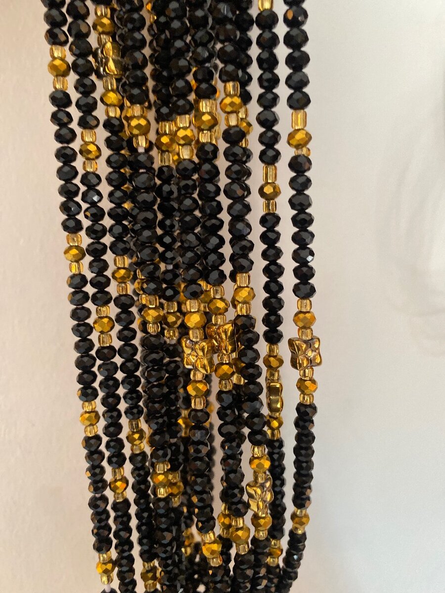 Black waist bead lovers