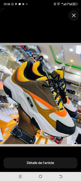 Baskets Colorées Mode Homme