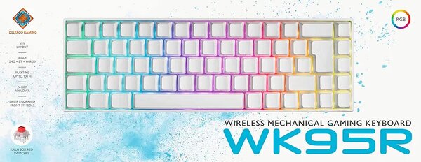 Clavier Gaming RGB sans fil WK95R