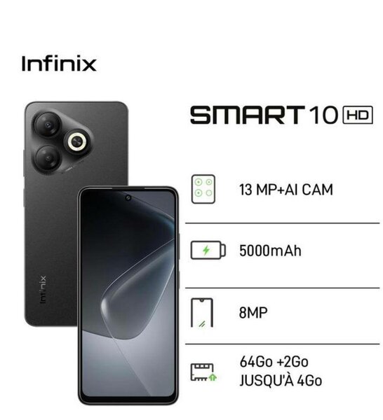Infinix Smart 10 HD 64Go