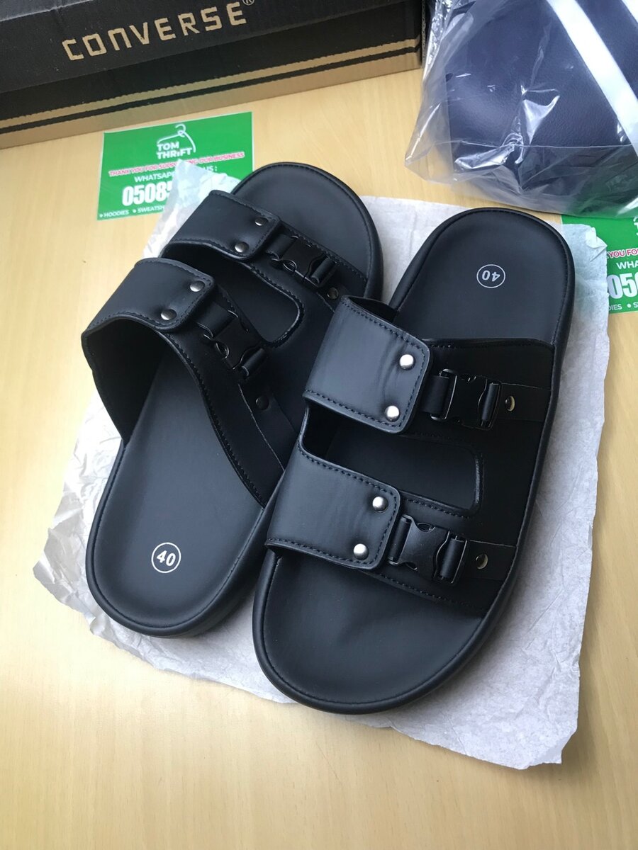Luxury Double Strap Slide