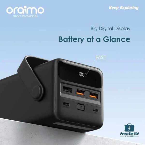 ORAIMO POWER BOX 500, 50,000 MAH 22.5 SUPER FAST