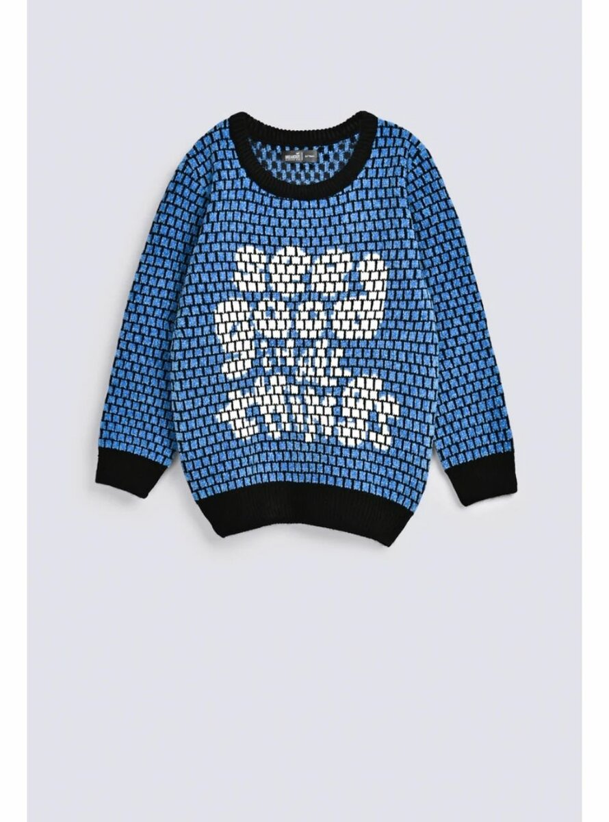 BOYS SPECIAL JACQUARD KNITTED SWEATER