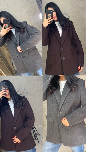 Костюм пальто,не скатываться