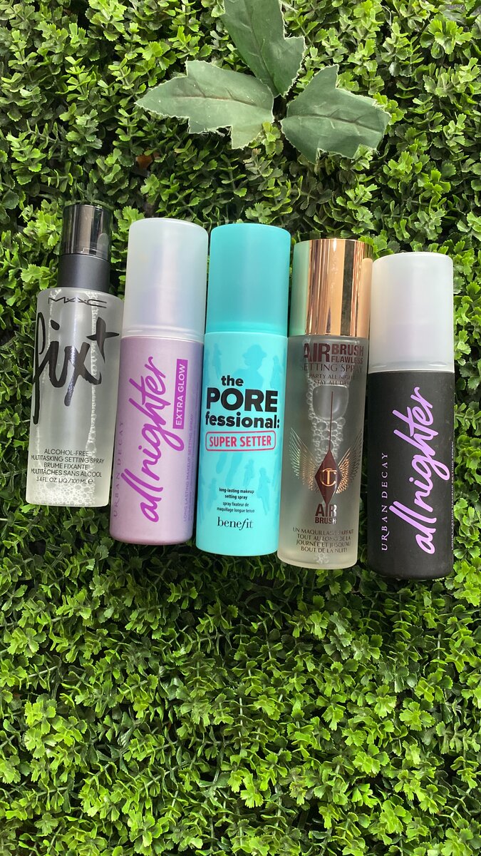 Sprays fixateurs de maquillage